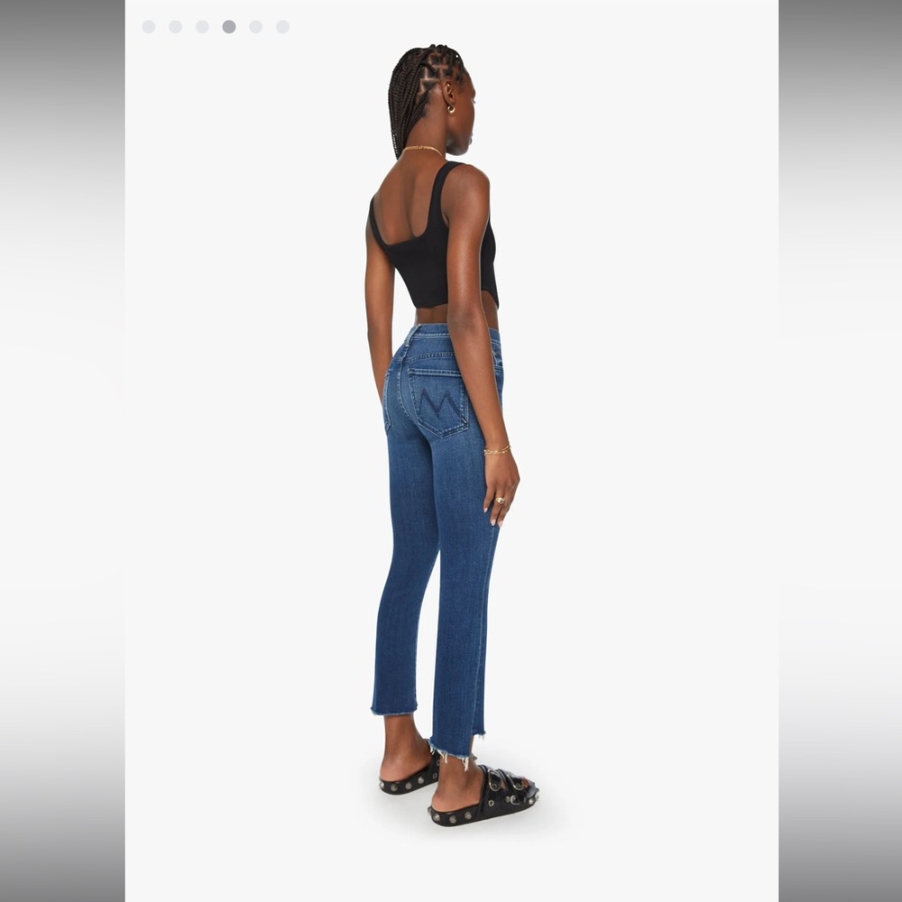 MOTHER denim Insider Step Fray-Sake to me
